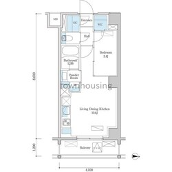 デュオフラッツ篠崎の物件間取画像